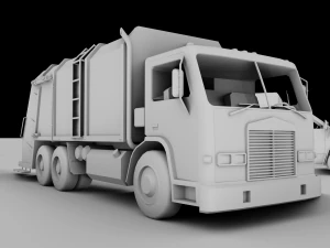 Civil Service Vehicle Pack 3D Model