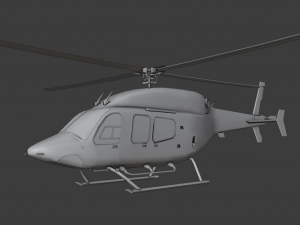 Bell 206 Jet Ranger 5 in 1 3D Модель