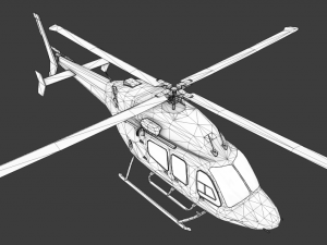 Bell 206 Jet Ranger 5 in 1 3D Модель
