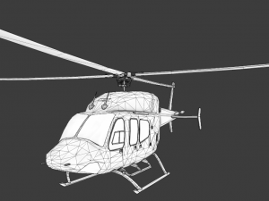 Bell 206 Jet Ranger 5 in 1 3D Модель