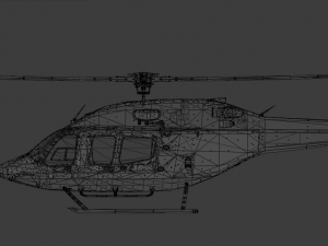 Bell 206 Jet Ranger 5 in 1 3D Модель