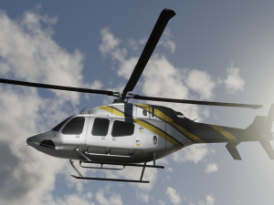 Bell 206 Jet Ranger -Black Knight TX Modèle 3D