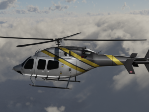 Bell 206 Jet Ranger -Black Knight TX Modèle 3D