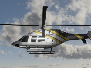 Bell 206 Jet Ranger -Black Knight TX Modèle 3D