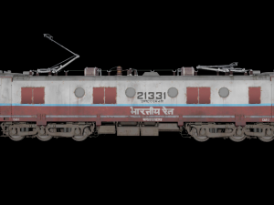 WAM-4 INDIAN RAILWAYS LOCOMOTIVE Animated and Rigged 3D मॉडल