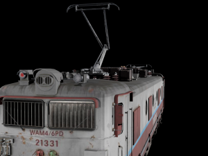 WAM-4 INDIAN RAILWAYS LOCOMOTIVE Animated and Rigged 3D मॉडल
