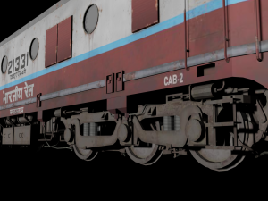 WAM-4 INDIAN RAILWAYS LOCOMOTIVE Animated and Rigged 3D मॉडल