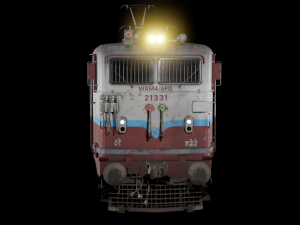 WAM-4 INDIAN RAILWAYS LOCOMOTIVE Animated and Rigged 3D मॉडल