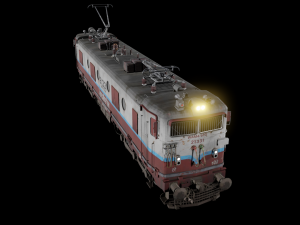 WAM-4 INDIAN RAILWAYS LOCOMOTIVE Animated and Rigged 3D मॉडल