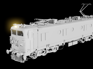 WAM-4 INDIAN RAILWAYS LOCOMOTIVE Animated and Rigged 3D मॉडल