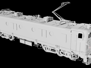 WAM-4 INDIAN RAILWAYS LOCOMOTIVE Animated and Rigged 3D मॉडल