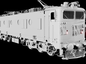 WAM-4 INDIAN RAILWAYS LOCOMOTIVE Animated and Rigged 3D मॉडल