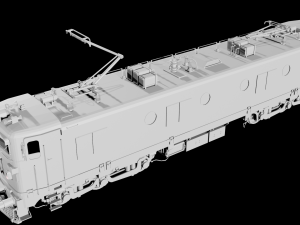 WAM-4 INDIAN RAILWAYS LOCOMOTIVE Animated and Rigged 3D मॉडल