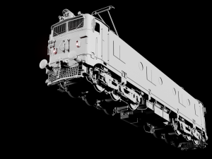 WAM-4 INDIAN RAILWAYS LOCOMOTIVE Animated and Rigged 3D मॉडल