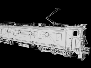 WAM-4 INDIAN RAILWAYS LOCOMOTIVE Animated and Rigged 3D मॉडल