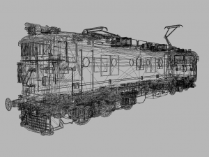 WAM-4 INDIAN RAILWAYS LOCOMOTIVE Animated and Rigged 3D मॉडल