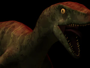 Dinosauro Raptor animato Modello 3D