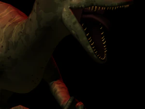 Raptor Dinosaur Animated 3D Model