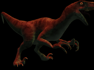 Raptor Dinosaur Animated Modèle 3D