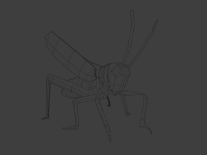 Grasshopper Animated 3D Модель