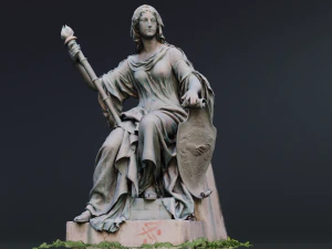 Est&aacute;tua da toler&acirc;ncia Modelo 3D