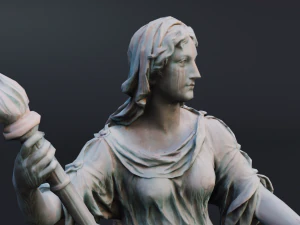 Est&aacute;tua da toler&acirc;ncia Modelo 3D