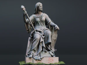 Est&aacute;tua da toler&acirc;ncia Modelo 3D