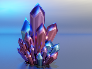 Cartoon Crystal 3D Model