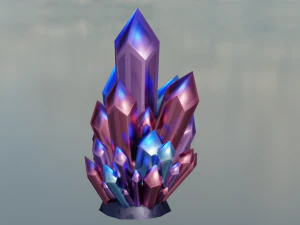 Cartoon Crystal 3D Model