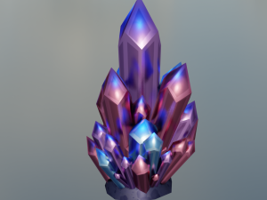 Cartoon Crystal 3D मॉडल