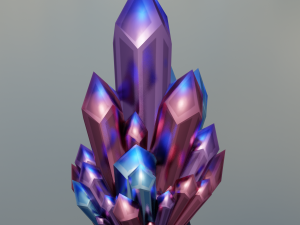 Cartoon Crystal 3D मॉडल