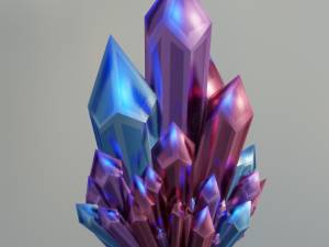 Cartoon Crystal 3D मॉडल