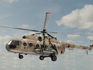 Large Helicopter 3D Model