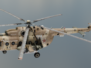 Large Helicopter Model 3D