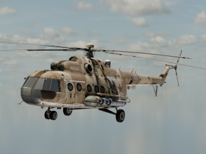 Large Helicopter Model 3D