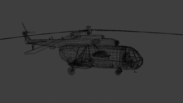 Large clearance helicopter models