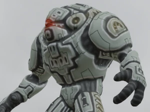 Alien from sky Animated 3D Model