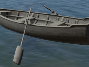 Wooden Boat 3D 모델