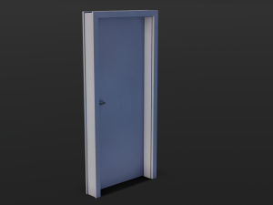 Door with frame 3D Модель