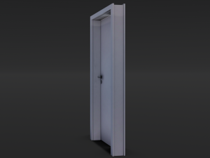 Door with frame 3D Модель