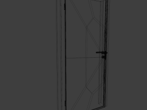 Door with frame 3D Модель