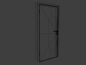 Door with frame 3D Модель