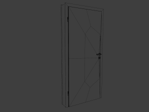 Door with frame 3D Модель