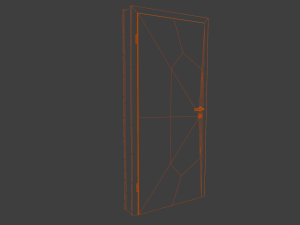 Door with frame 3D Модель