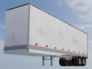Truck containers 3D Model