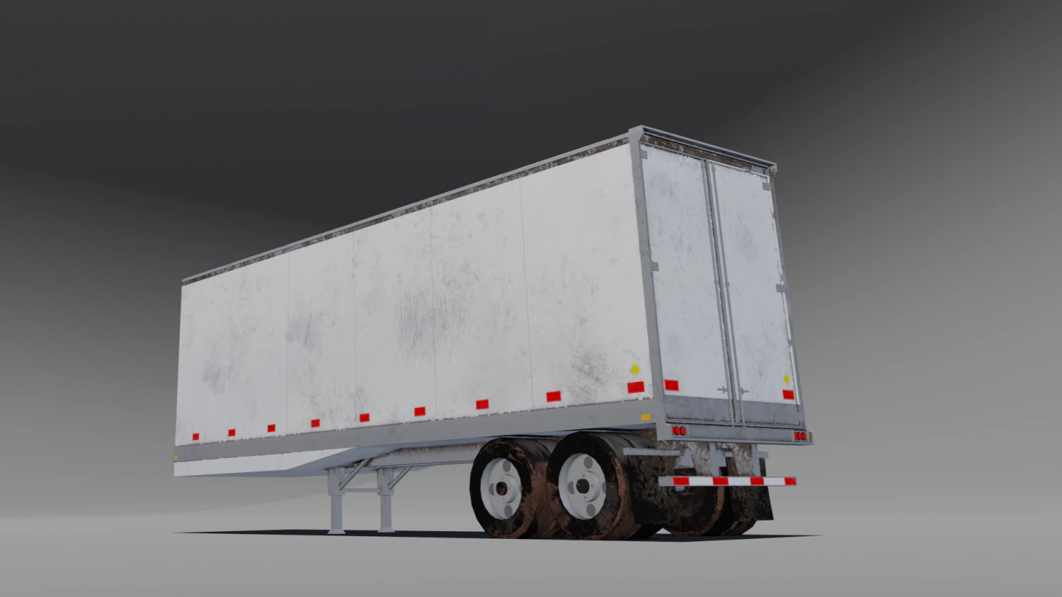 Truck containers 3D Model .c4d .max .obj .3ds .fbx .stl .blend 