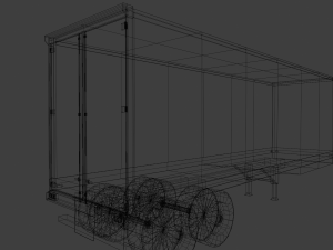 Truck containers 3D Model