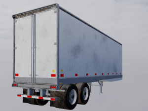 Truck containers 3D Model