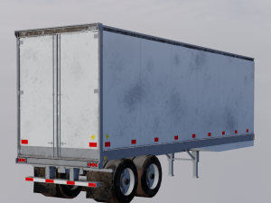 Truck containers 3D Model