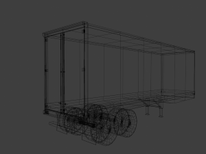 Truck containers 3D Model